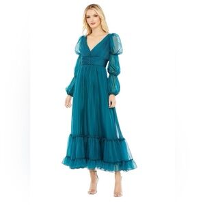 Mac Duggal 68254 Virago Sleeve Ruched Bodice Short Dress